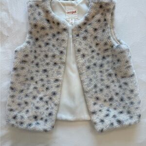 Cat and Jack Girls Faux Fur vest | sz 5T